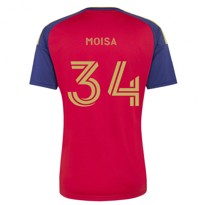 Danxen Donna Maglia Luca Moisa #34 Blu Reale Marrone Rosso Kit Gara Home 2026/27 Maglietta