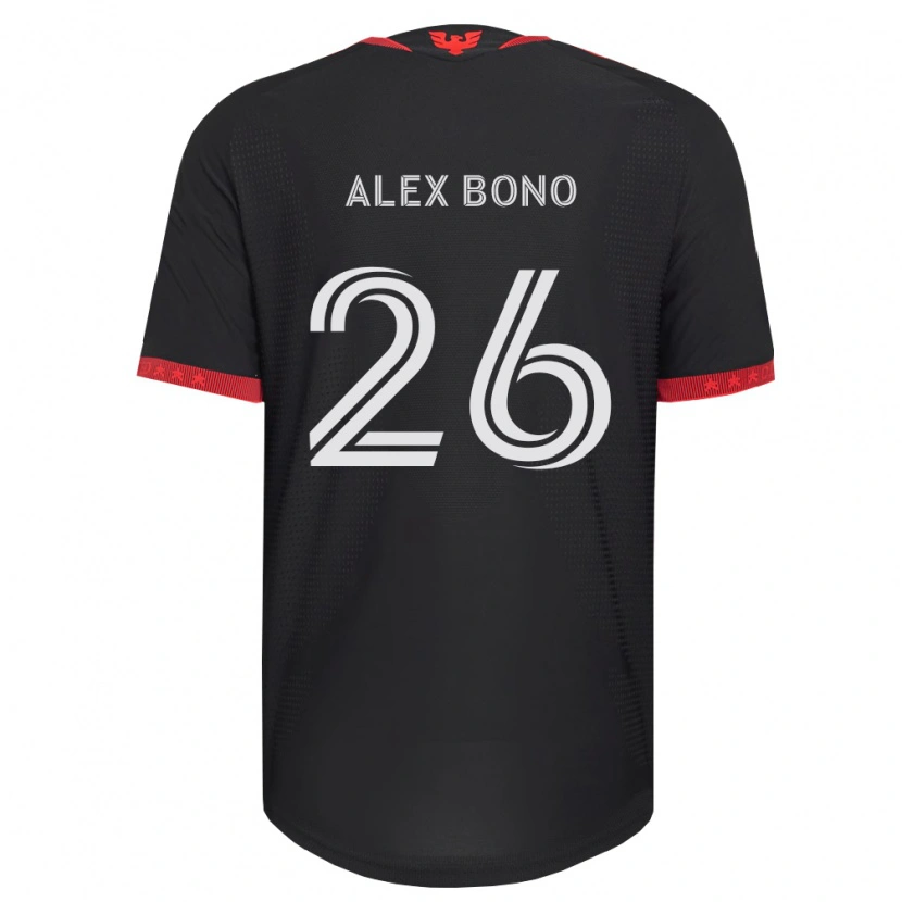 Danxen Donna Maglia Alex Bono #26 Nero Bianco Rosso Kit Gara Home 2026/27 Maglietta