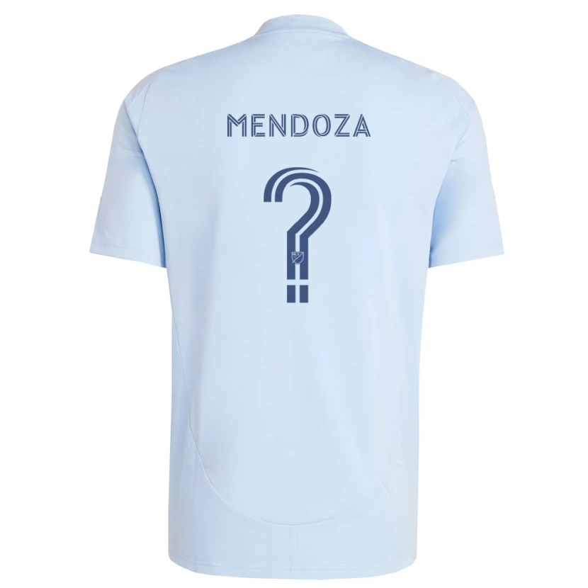 Danxen Donna Maglia Renan Mendoza #0 Azzurro Chiaro Grigio Chiaro Kit Gara Home 2026/27 Maglietta