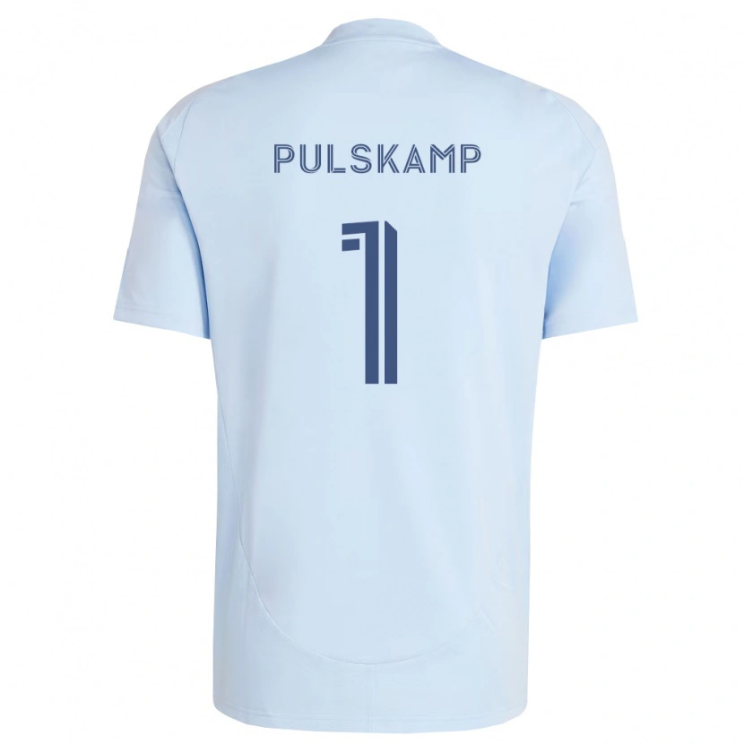Danxen Donna Maglia John Pulskamp #1 Azzurro Chiaro Grigio Chiaro Kit Gara Home 2026/27 Maglietta