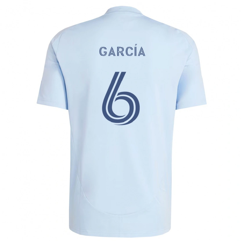 Danxen Donna Maglia Manu García #6 Azzurro Chiaro Grigio Chiaro Kit Gara Home 2026/27 Maglietta