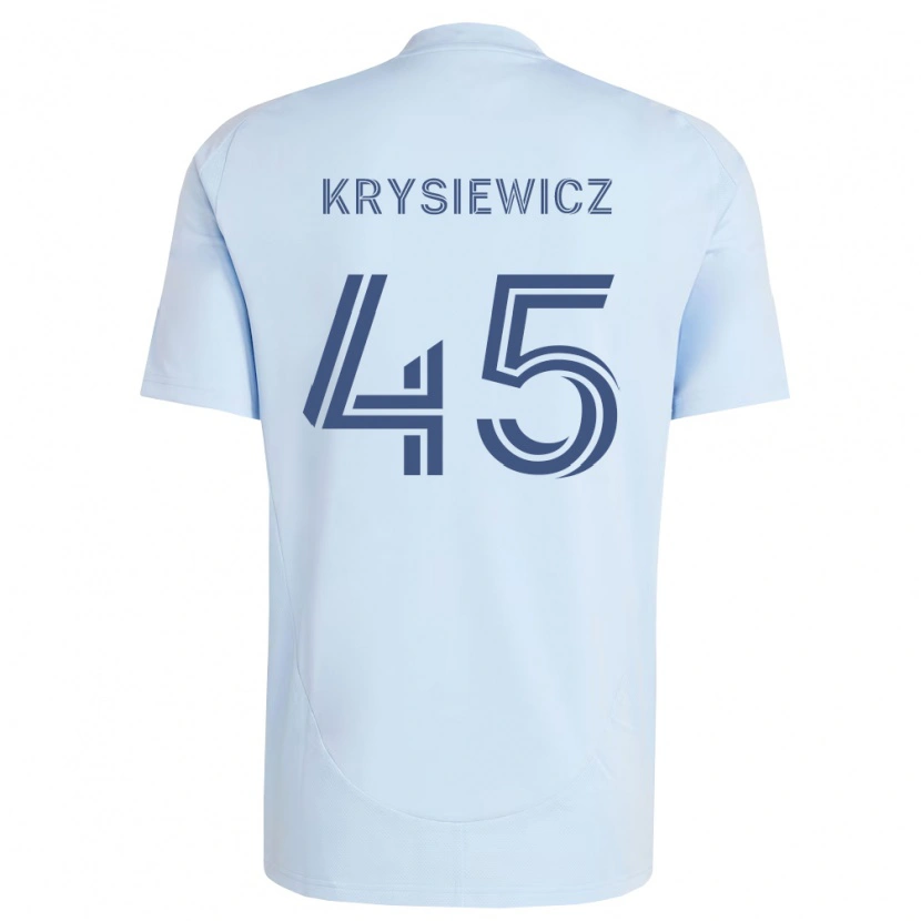 Danxen Donna Maglia Brady Krysiewicz #45 Azzurro Chiaro Grigio Chiaro Kit Gara Home 2026/27 Maglietta