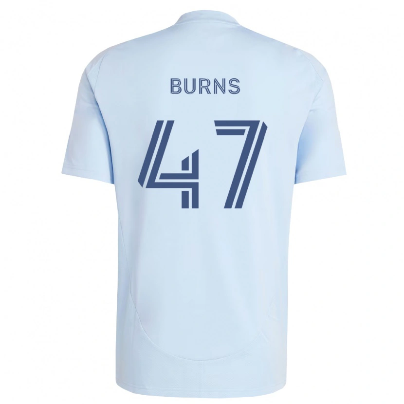 Danxen Donna Maglia Trevor Burns #47 Azzurro Chiaro Grigio Chiaro Kit Gara Home 2026/27 Maglietta