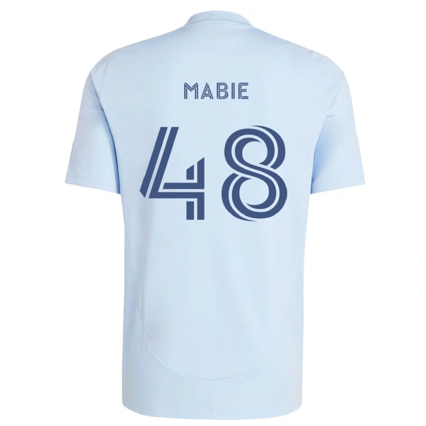 Danxen Donna Maglia Blaine Mabie #48 Azzurro Chiaro Grigio Chiaro Kit Gara Home 2026/27 Maglietta
