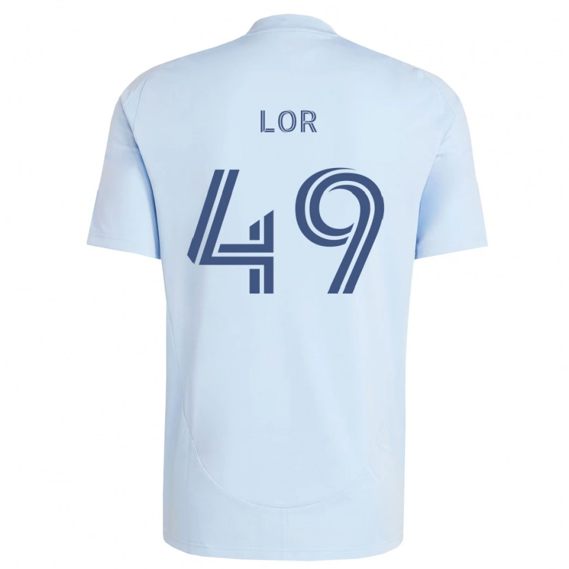 Danxen Donna Maglia Troy Lor #49 Azzurro Chiaro Grigio Chiaro Kit Gara Home 2026/27 Maglietta