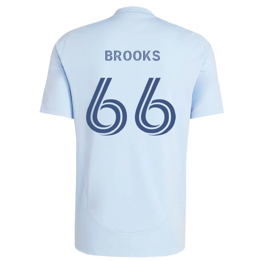 Danxen Donna Maglia Edson Brooks #66 Azzurro Chiaro Grigio Chiaro Kit Gara Home 2026/27 Maglietta