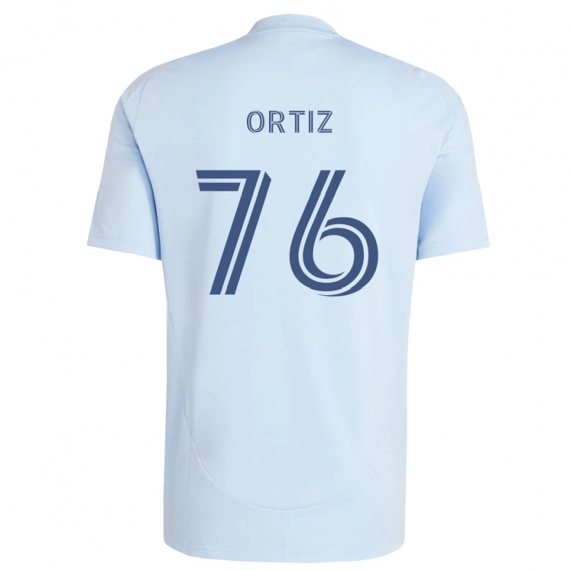 Danxen Donna Maglia Johann Ortiz #76 Azzurro Chiaro Grigio Chiaro Kit Gara Home 2026/27 Maglietta