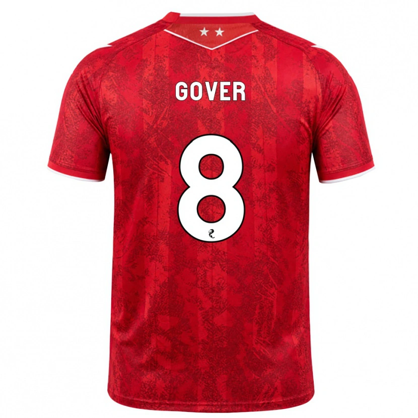 Danxen Donna Maglia Chloe Gover #8 Bianco Rosso Kit Gara Home 2026/27 Maglietta