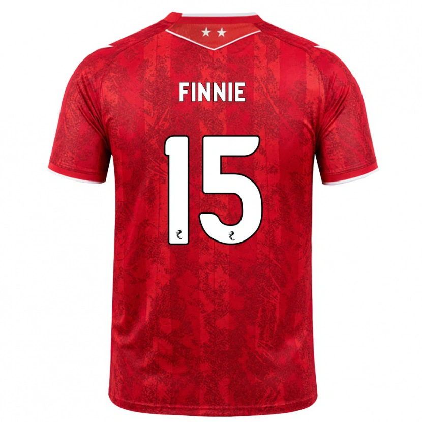 Danxen Donna Maglia Maddison Finnie #15 Bianco Rosso Kit Gara Home 2026/27 Maglietta