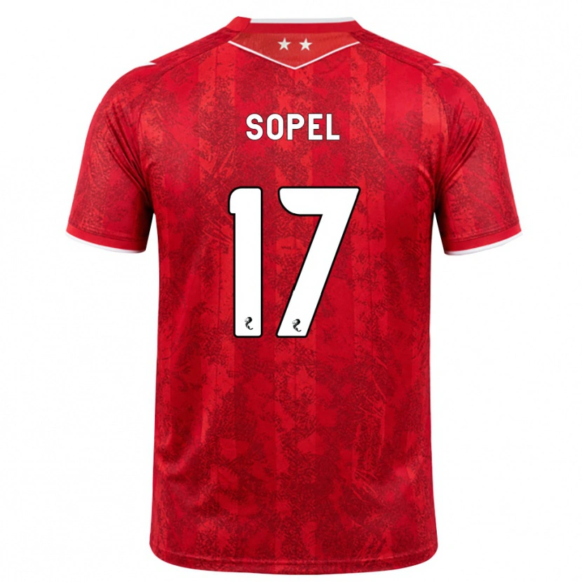 Danxen Donna Maglia Nadia Sopel #17 Bianco Rosso Kit Gara Home 2026/27 Maglietta