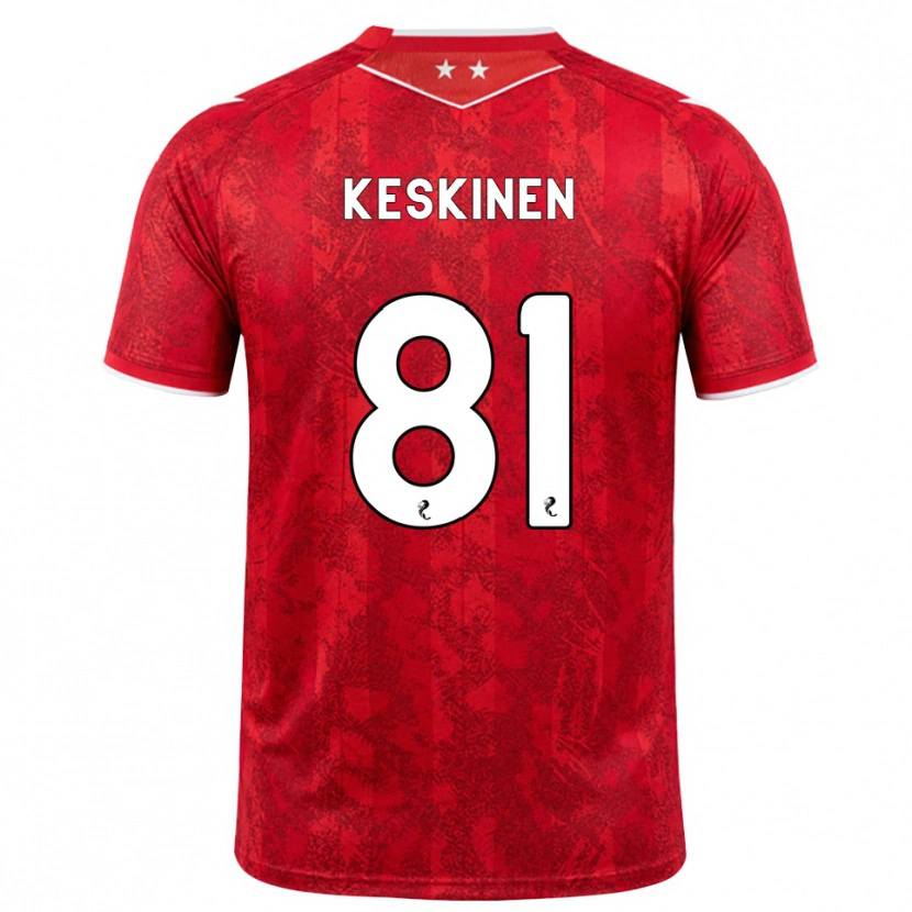 Danxen Donna Maglia Topi Keskinen #81 Bianco Rosso Kit Gara Home 2026/27 Maglietta