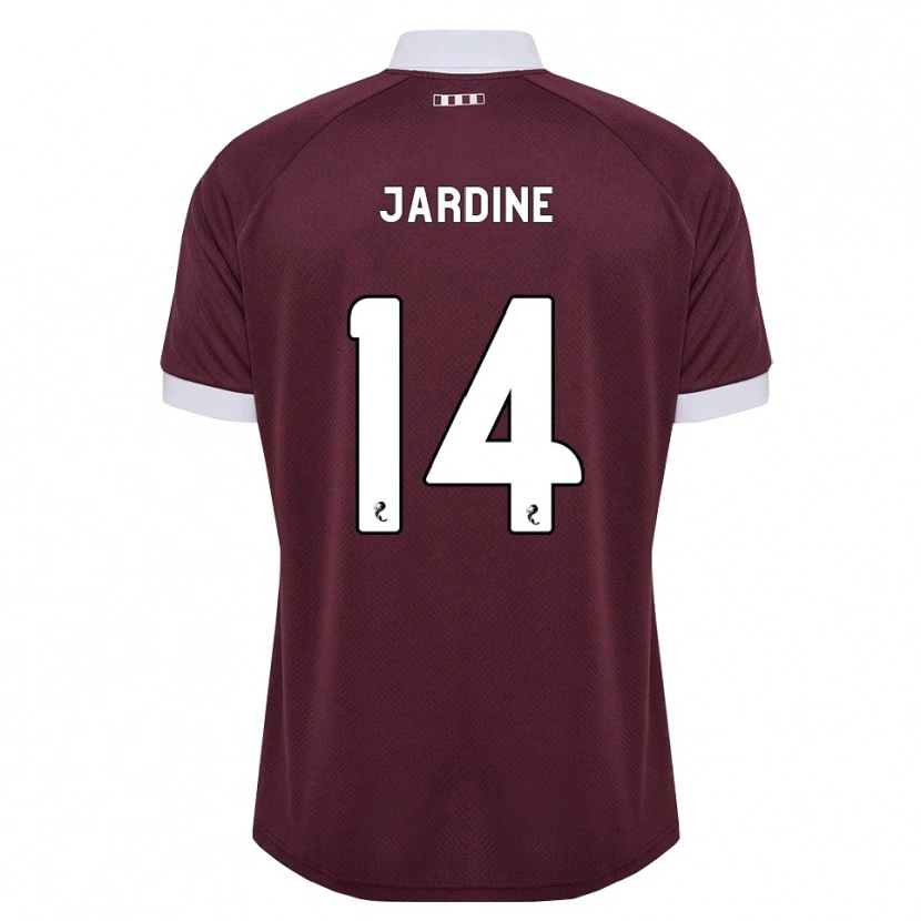 Danxen Donna Maglia Kayla Jardine #14 Bianco Borgogna Kit Gara Home 2026/27 Maglietta