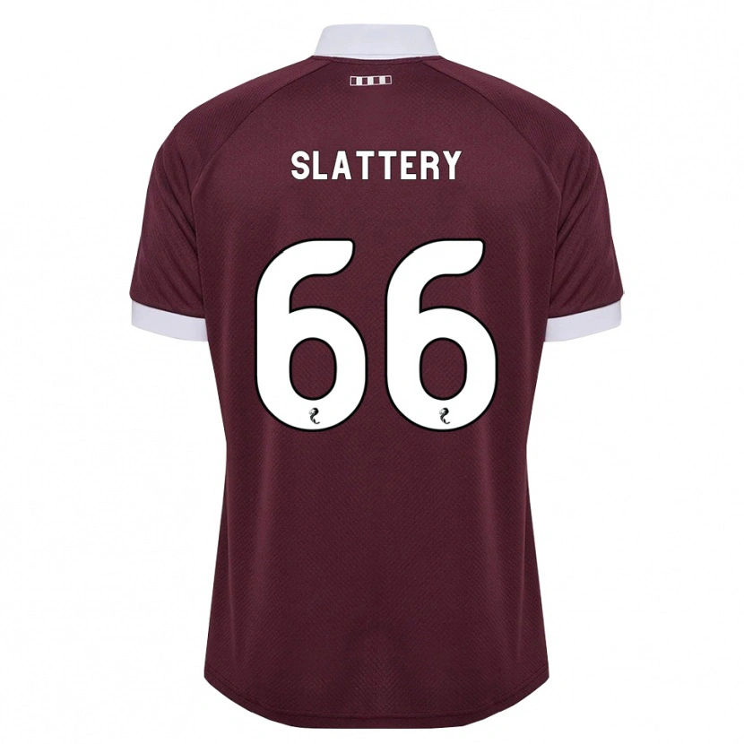 Danxen Donna Maglia Jenna Slattery #66 Bianco Borgogna Kit Gara Home 2026/27 Maglietta