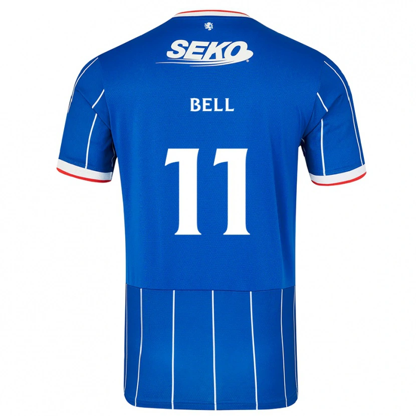Danxen Donna Maglia Megan Bell #11 Bianco Rosso Blu Kit Gara Home 2026/27 Maglietta
