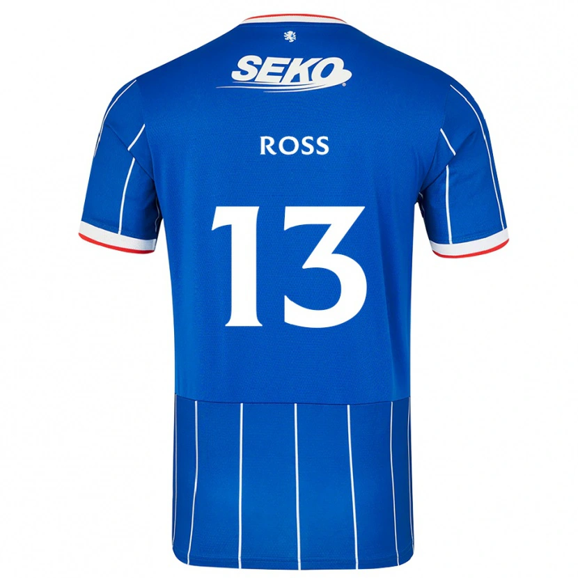 Danxen Donna Maglia Jane Ross #13 Bianco Rosso Blu Kit Gara Home 2026/27 Maglietta