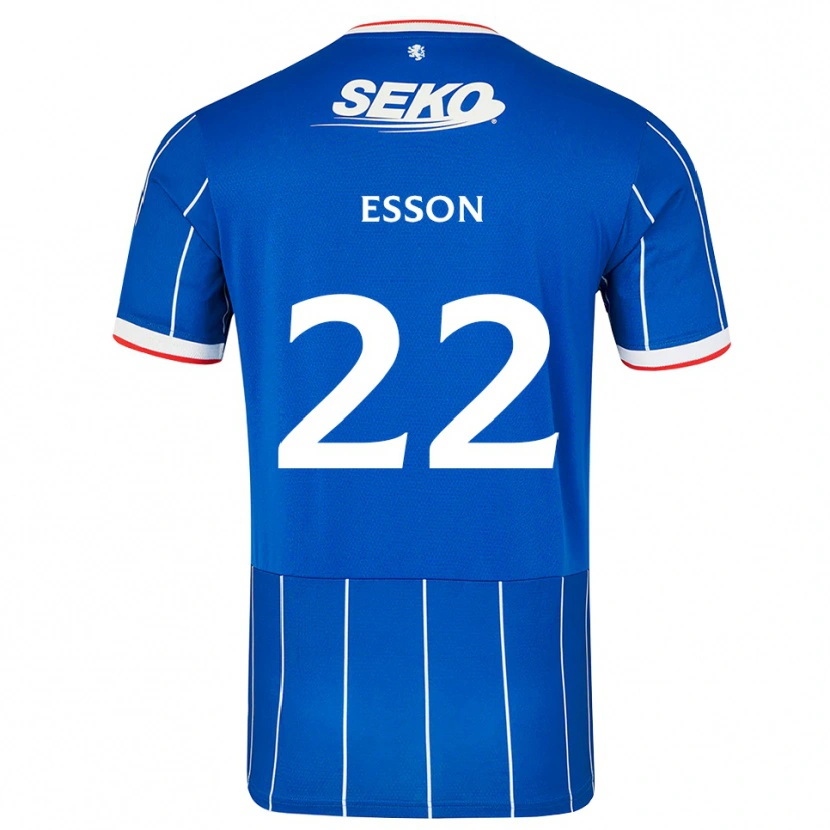 Danxen Donna Maglia Victoria Esson #22 Bianco Rosso Blu Kit Gara Home 2026/27 Maglietta