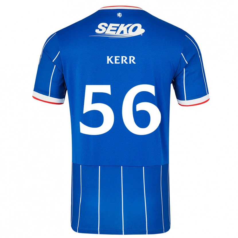 Danxen Donna Maglia Arran Kerr #56 Bianco Rosso Blu Kit Gara Home 2026/27 Maglietta