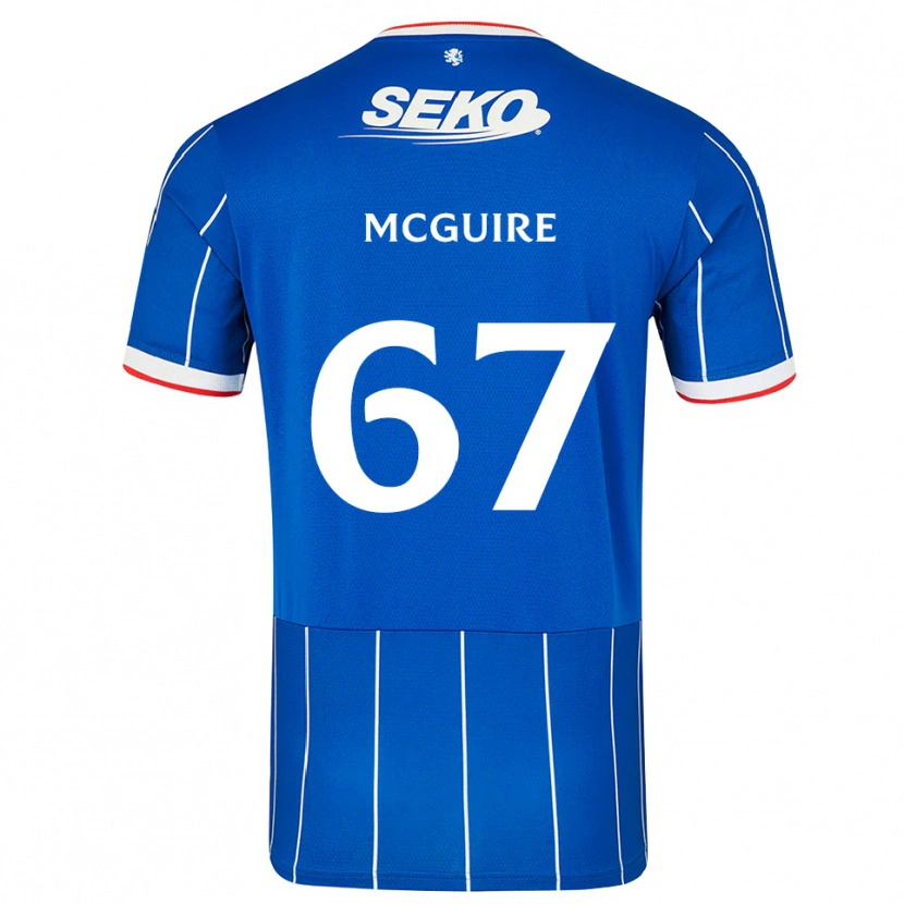 Danxen Donna Maglia Rydnn Mcguire #67 Bianco Rosso Blu Kit Gara Home 2026/27 Maglietta