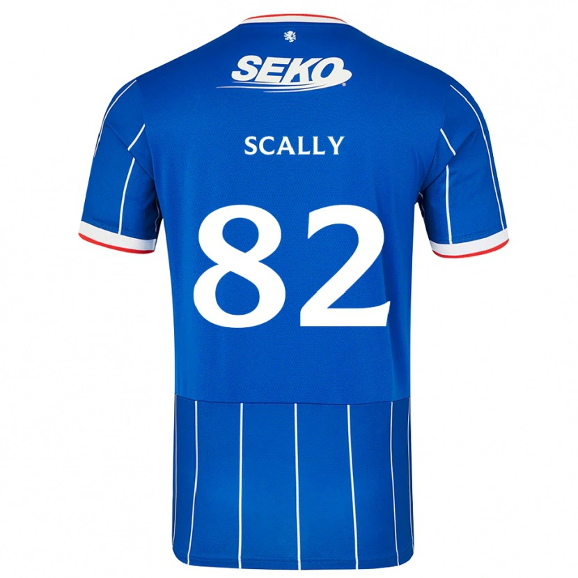 Danxen Donna Maglia Ashton Scally #82 Bianco Rosso Blu Kit Gara Home 2026/27 Maglietta