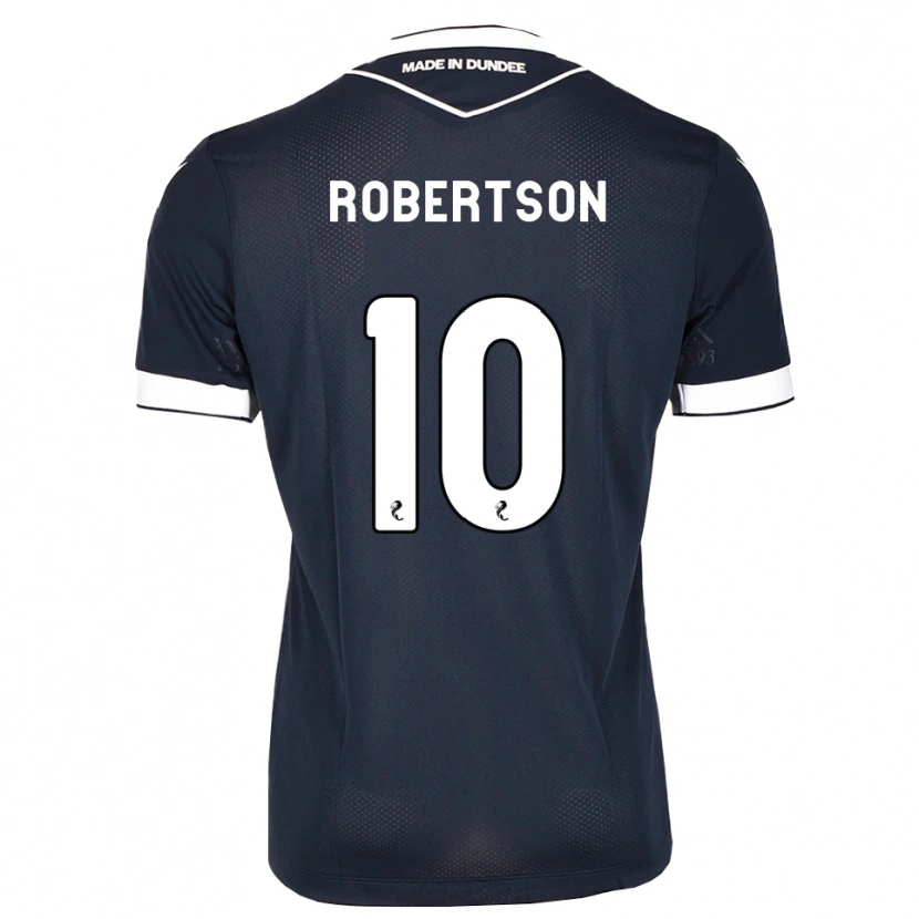 Danxen Donna Maglia Finlay Robertson #10 Bianco Blu Mezzanotte Kit Gara Home 2026/27 Maglietta