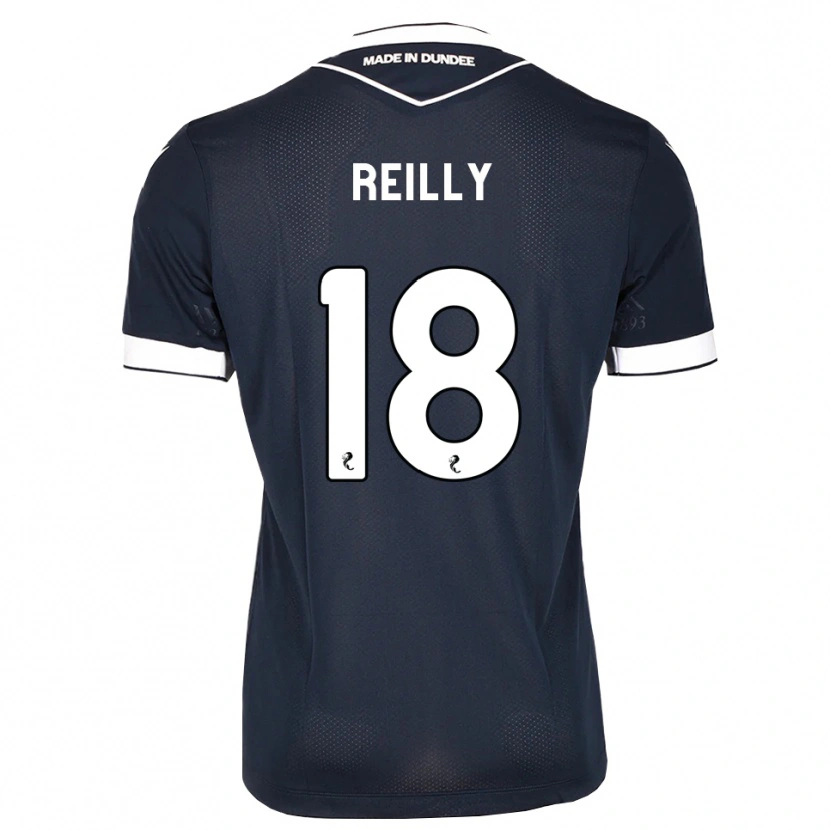 Danxen Donna Maglia Charlie Reilly #18 Bianco Blu Mezzanotte Kit Gara Home 2026/27 Maglietta
