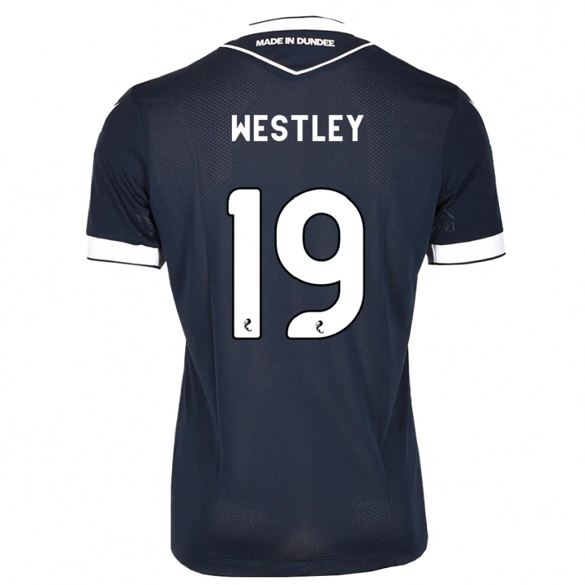 Danxen Donna Maglia Joe Westley #19 Bianco Blu Mezzanotte Kit Gara Home 2026/27 Maglietta