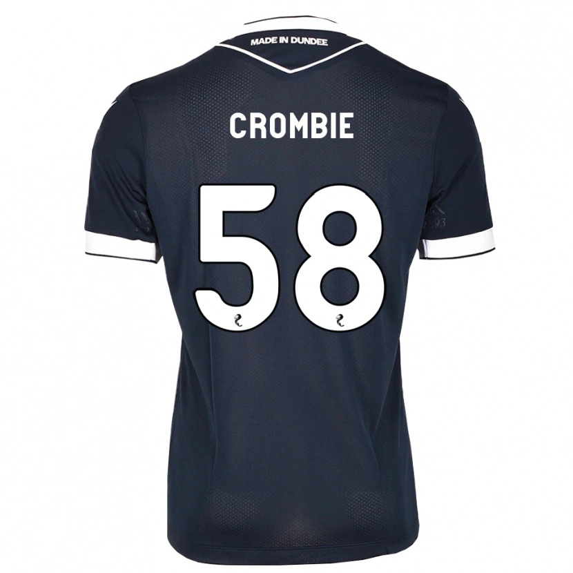 Danxen Donna Maglia Ethan Crombie #58 Bianco Blu Mezzanotte Kit Gara Home 2026/27 Maglietta