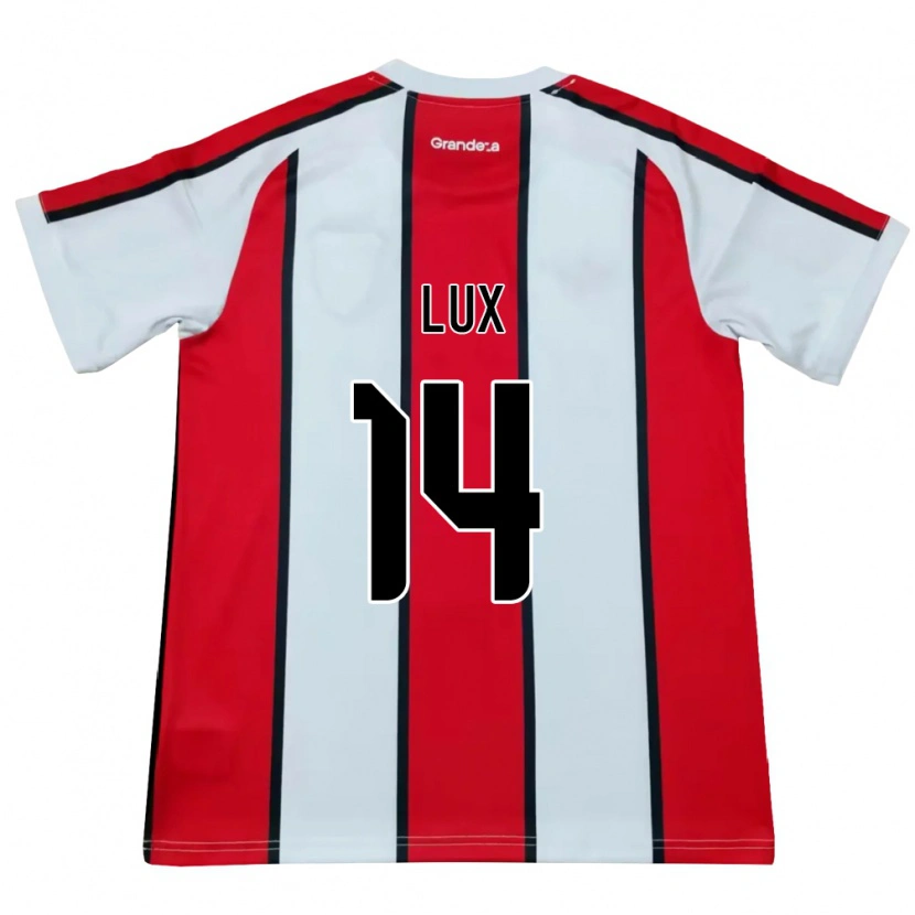 Danxen Donna Maglia German Lux #14 Bianco Rosso Nero Kit Gara Away 2026/27 Maglietta