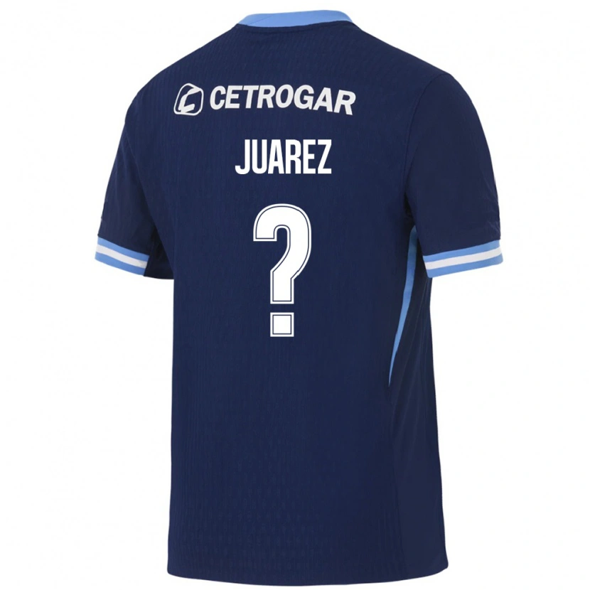 Danxen Donna Maglia Sergio Juarez #0 Blu Reale Azzurro Chiaro Bianco Kit Gara Away 2026/27 Maglietta