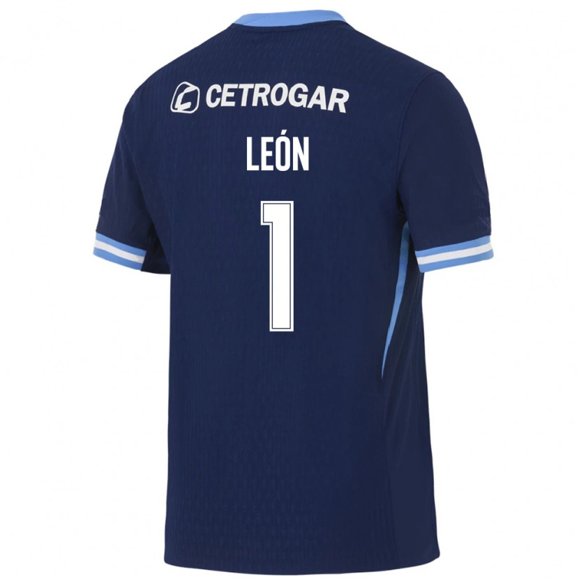 Danxen Donna Maglia Roberto Leon #1 Blu Reale Azzurro Chiaro Bianco Kit Gara Away 2026/27 Maglietta