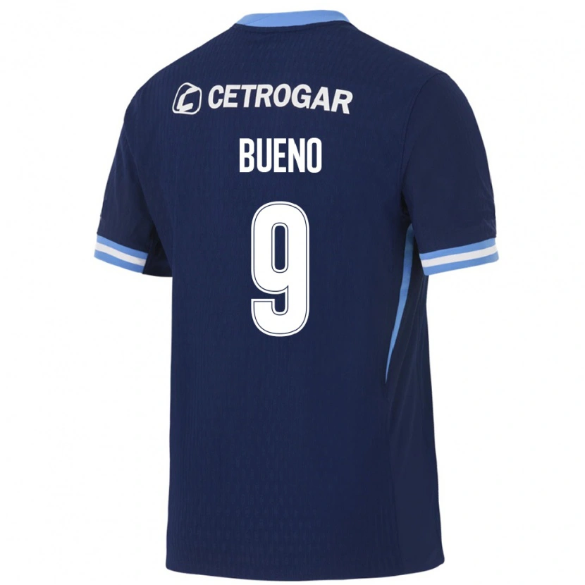 Danxen Donna Maglia Rocío Bueno #9 Blu Reale Azzurro Chiaro Bianco Kit Gara Away 2026/27 Maglietta