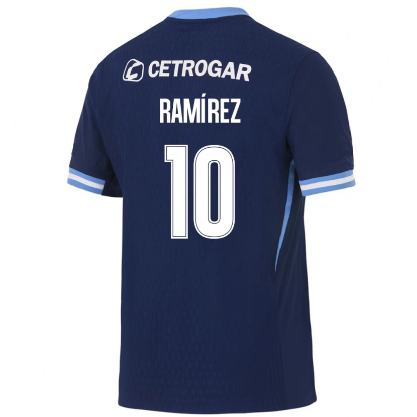 Danxen Donna Maglia Sindy Ramírez #10 Blu Reale Azzurro Chiaro Bianco Kit Gara Away 2026/27 Maglietta