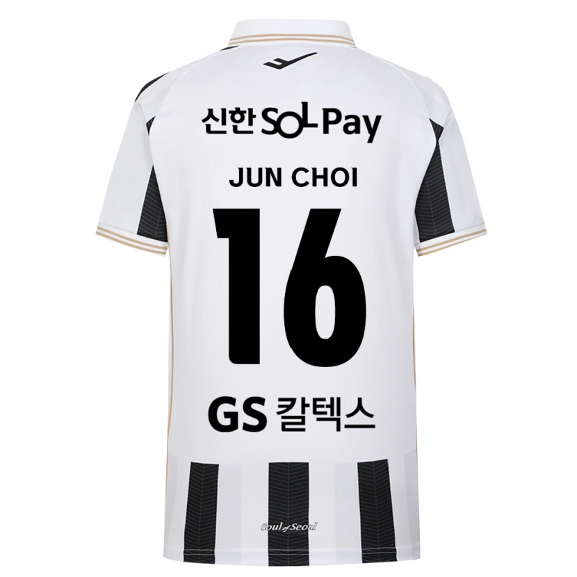 Danxen Donna Maglia Jun Choi #16 Bianco Nero Kit Gara Away 2026/27 Maglietta