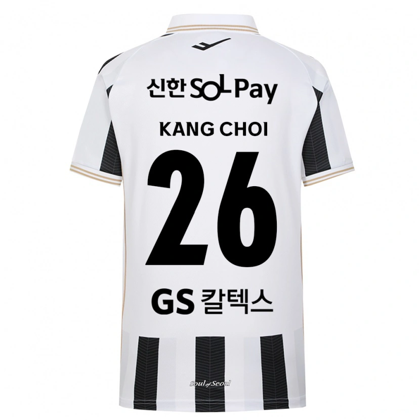 Danxen Donna Maglia Kang Choi #26 Bianco Nero Kit Gara Away 2026/27 Maglietta