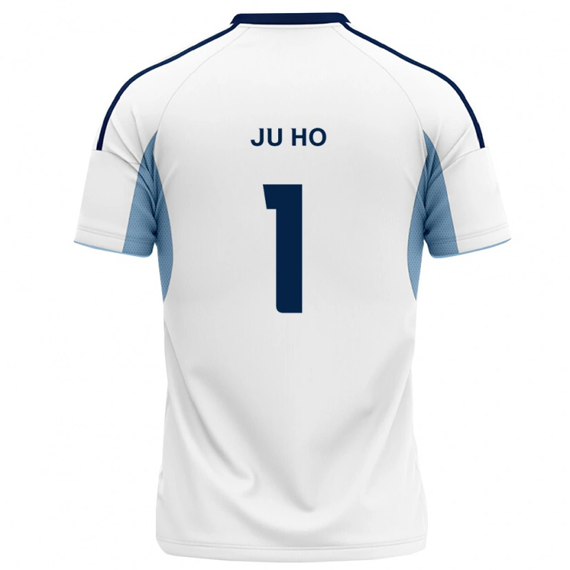 Danxen Donna Maglia Ju-Ho Choi #1 Blu Reale Bianco Kit Gara Away 2026/27 Maglietta