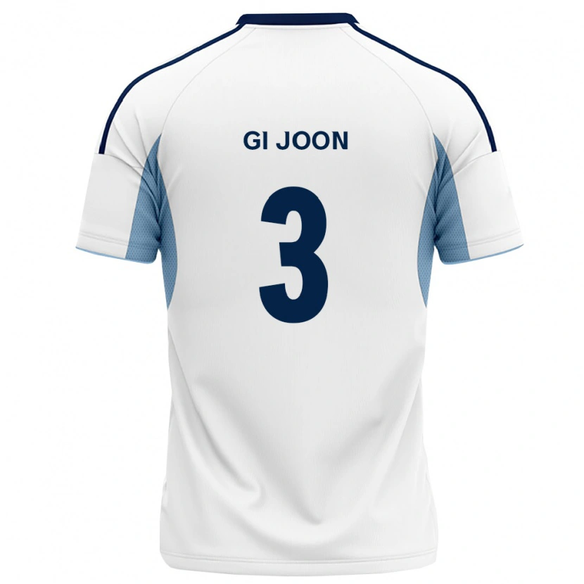 Danxen Donna Maglia Gi-Joon Kim #3 Blu Reale Bianco Kit Gara Away 2026/27 Maglietta