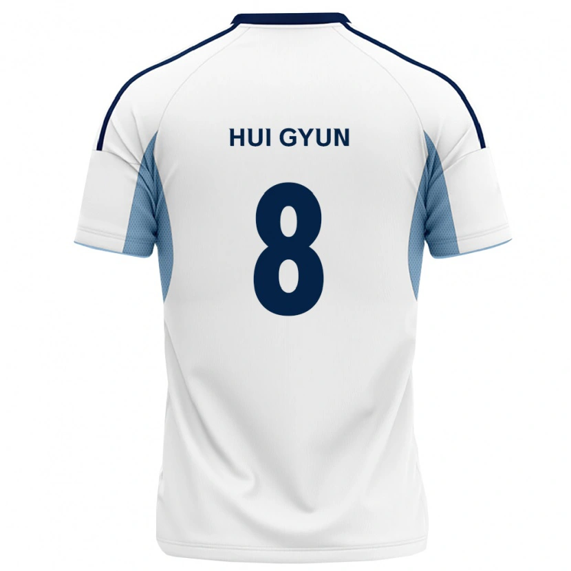 Danxen Donna Maglia Hui-Gyun Lee #8 Blu Reale Bianco Kit Gara Away 2026/27 Maglietta