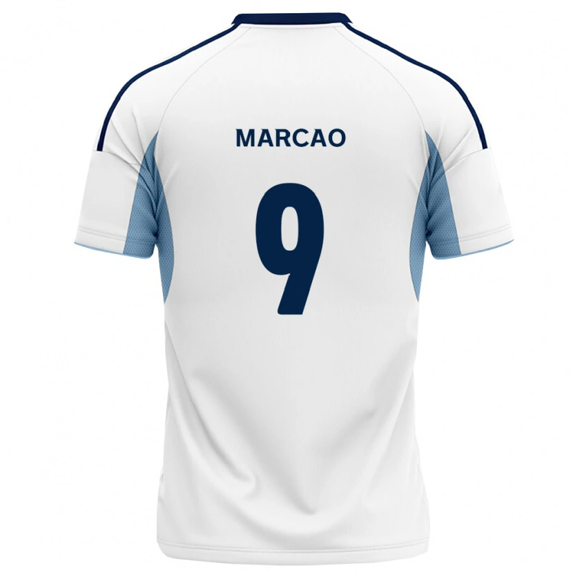 Danxen Donna Maglia Marcos Vinicius Amaral Alves #9 Blu Reale Bianco Kit Gara Away 2026/27 Maglietta