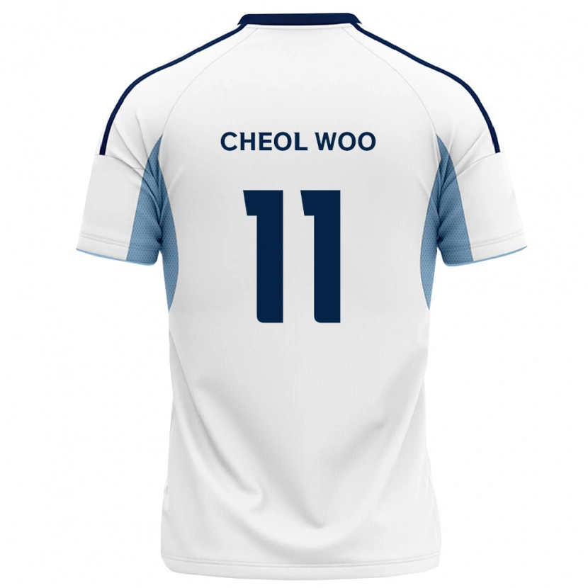 Danxen Donna Maglia Cheol-Woo Ahn #11 Blu Reale Bianco Kit Gara Away 2026/27 Maglietta