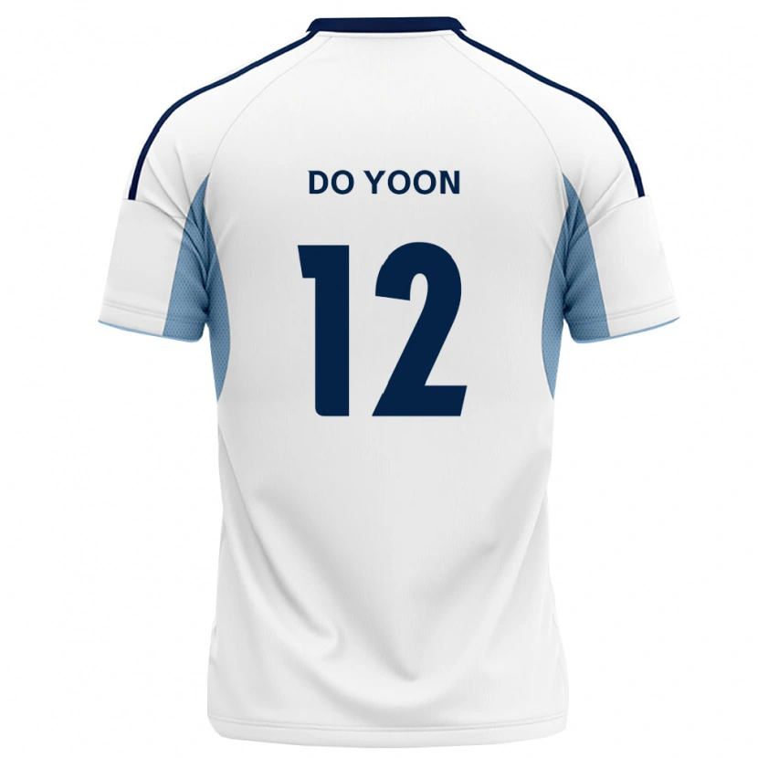 Danxen Donna Maglia Do-Yoon Tae #12 Blu Reale Bianco Kit Gara Away 2026/27 Maglietta
