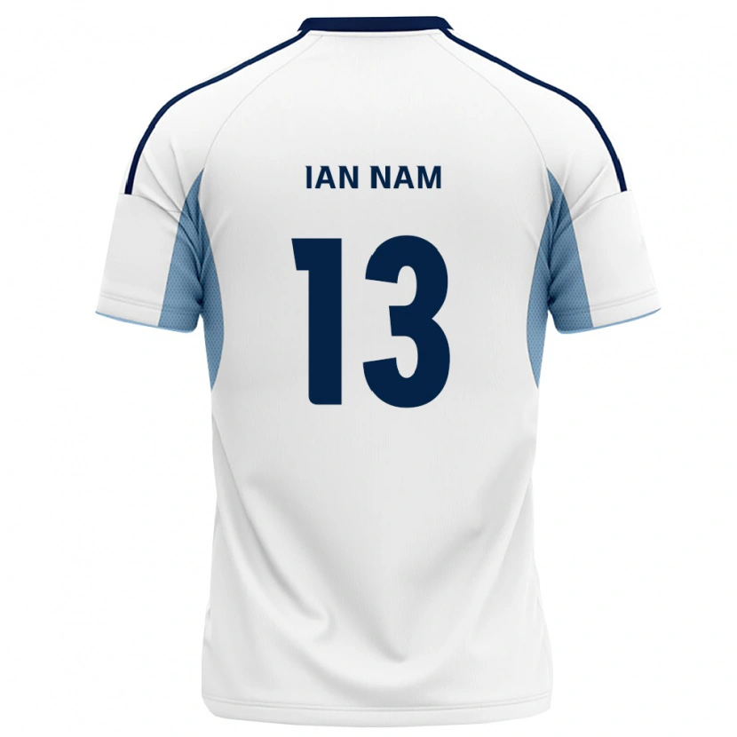 Danxen Donna Maglia Ian Nam #13 Blu Reale Bianco Kit Gara Away 2026/27 Maglietta