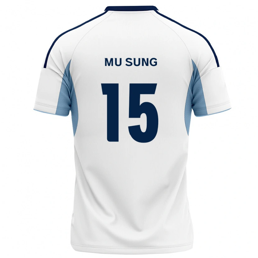 Danxen Donna Maglia Mu-Sung Kang #15 Blu Reale Bianco Kit Gara Away 2026/27 Maglietta