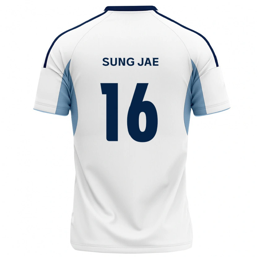 Danxen Donna Maglia Sung-Jae You #16 Blu Reale Bianco Kit Gara Away 2026/27 Maglietta