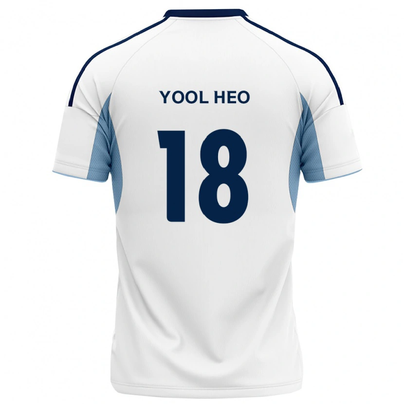 Danxen Donna Maglia Yool Heo #18 Blu Reale Bianco Kit Gara Away 2026/27 Maglietta