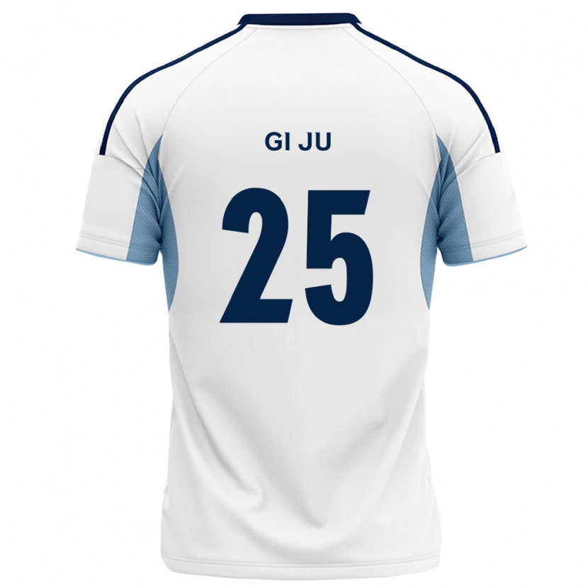 Danxen Donna Maglia Gi-Ju Kwon #25 Blu Reale Bianco Kit Gara Away 2026/27 Maglietta