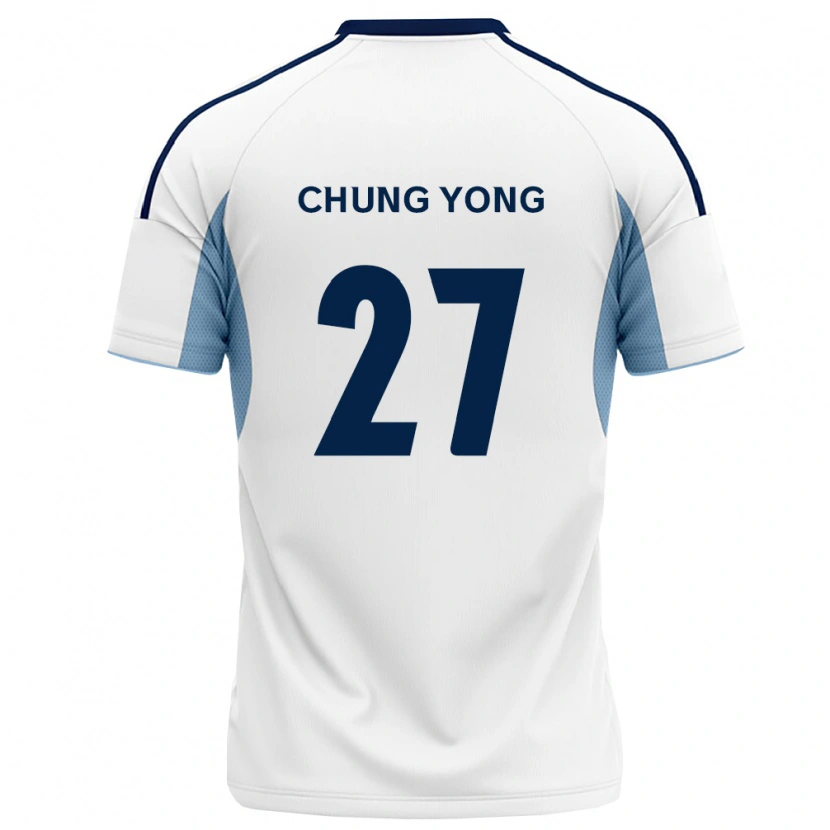Danxen Donna Maglia Chung-Yong Lee #27 Blu Reale Bianco Kit Gara Away 2026/27 Maglietta
