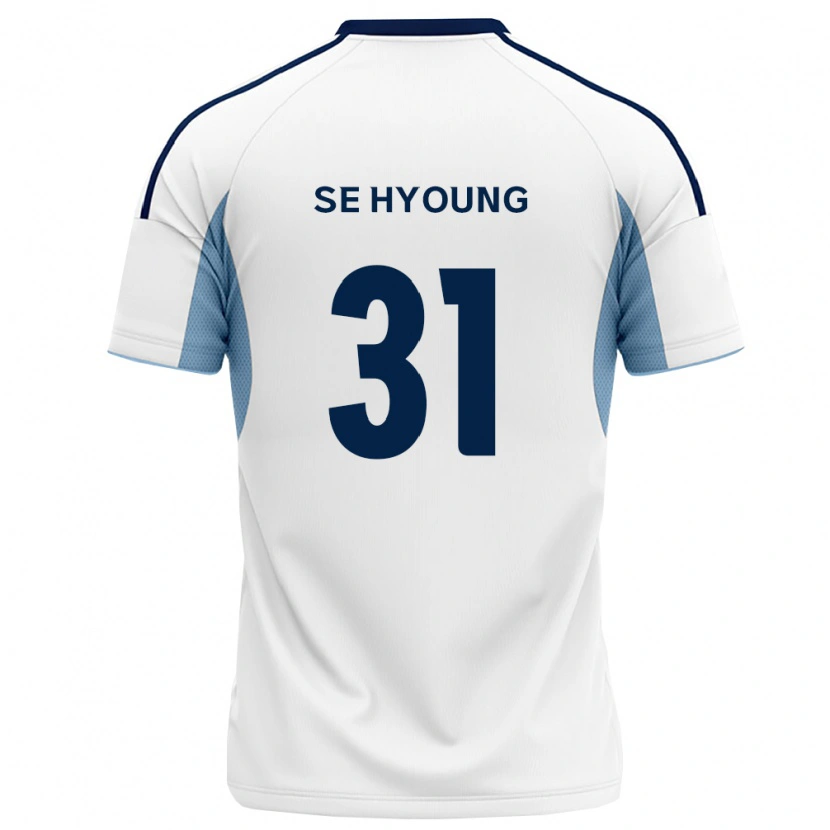Danxen Donna Maglia Se-Hyoung Kim #31 Blu Reale Bianco Kit Gara Away 2026/27 Maglietta