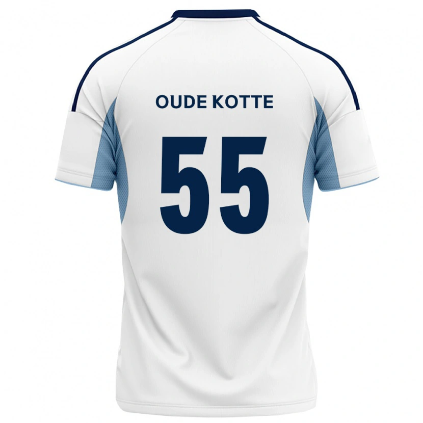 Danxen Donna Maglia Thomas Oude Kotte #55 Blu Reale Bianco Kit Gara Away 2026/27 Maglietta