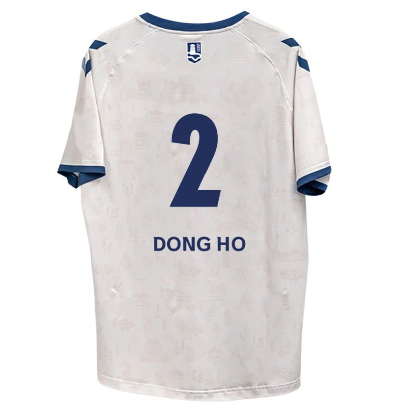Danxen Donna Maglia Dong-Ho Jeong #2 Blu Reale Bianco Kit Gara Away 2026/27 Maglietta