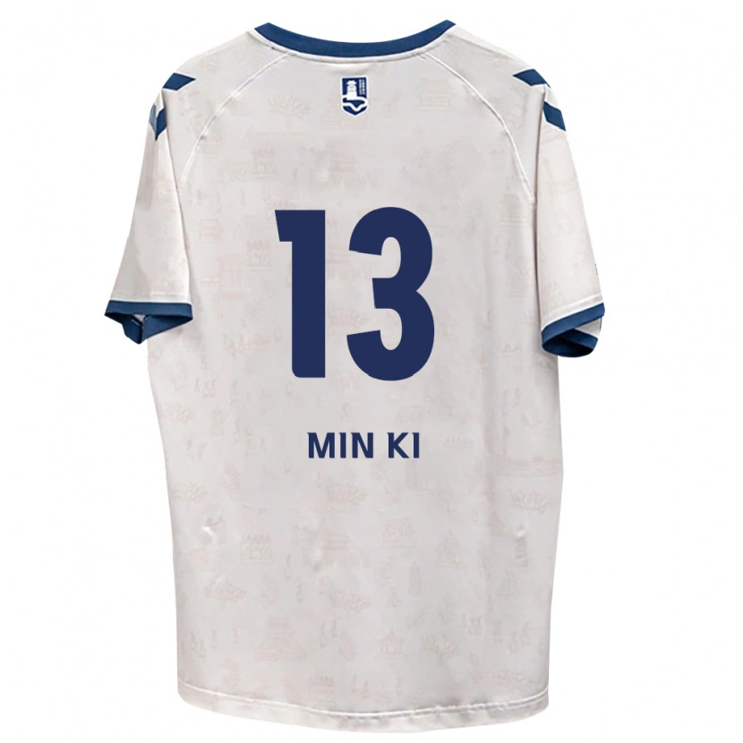 Danxen Donna Maglia Min-Ki Jeong #13 Blu Reale Bianco Kit Gara Away 2026/27 Maglietta